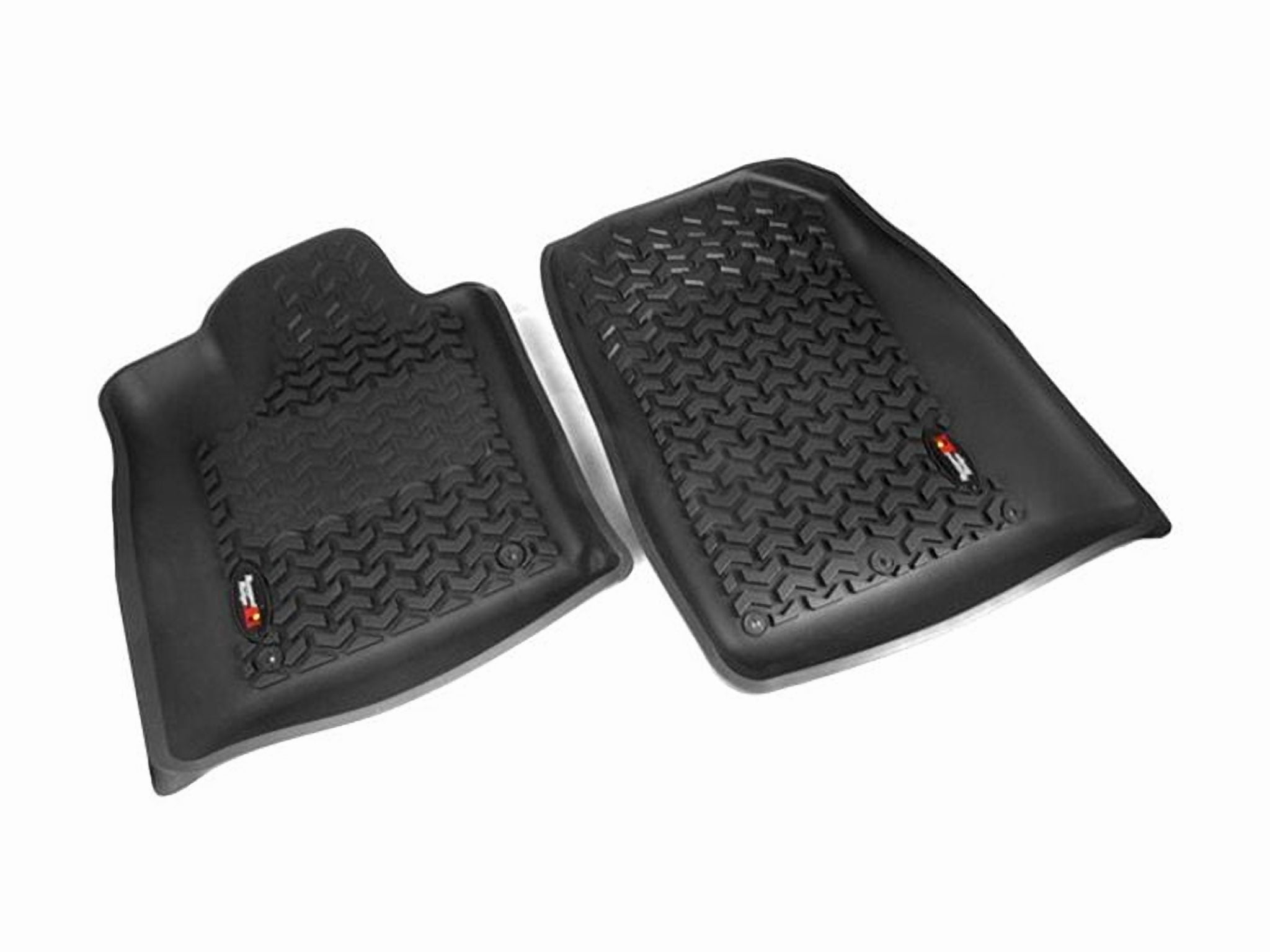 Rugged Ridge by RealTruck Floor Liners Front |82901.04|Compatible with 2014-2020 Chevrolet/GMC Silverado/Sierra 1500 Regular/Extended/Crew Cab; 2015-2020 2500/3500 Regular/Double/Crew Cab/Suburban