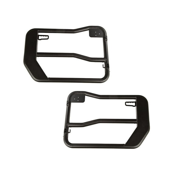 Rugged Ridge by RealTruck Fortis Tube Doors for Wrangler JL & Gladiator JT | Front | 11509.13 | Compatible with 2018-2024 Jeep Wrangler JL; 2020-2024 Jeep Gladiator JT
