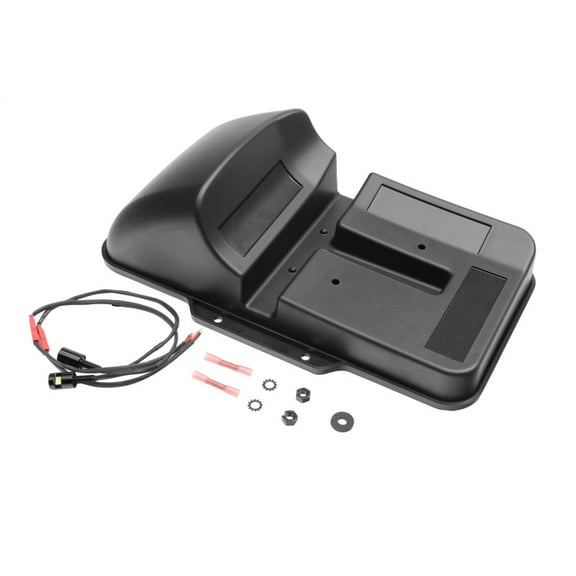 Rugged Ridge by RealTruck License Plate Relocation Bracket for Jeep JL/JLU|No Drill, Mounts to Rear Driver Side Fender, LED-Illuminated Bolts|11238.16|Compatible with 2018-2024 Jeep Wrangler JL/JLU