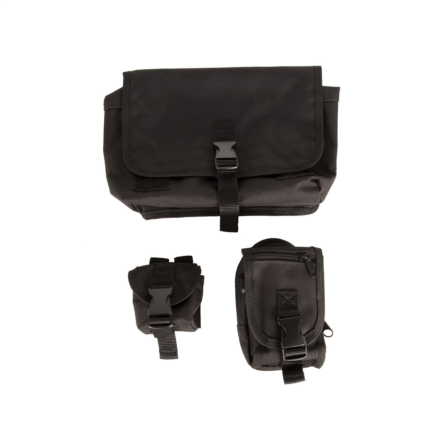 Rugged Ridge by RealTruck MOLLE Storage Bag System for Wrangler/Gladiator | 12113.01 | Compatible with 2018-2024 Jeep Wrangler JL Rubicon; 2020-2024 Jeep Gladiator JT Rubicon