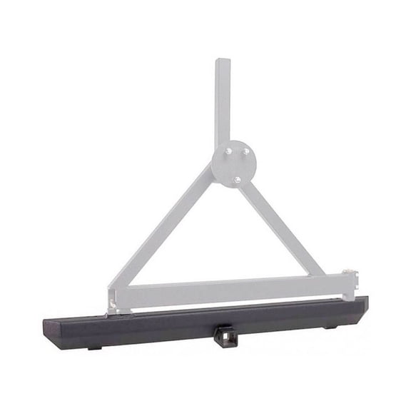 Rugged Ridge by RealTruck Rock Crawler Bumper, Rear for Wrangler YJ/TJ | Mid-Width, Steel, Textured Black | 11503.24 | Compatible with 1987-2006 Jeep Wrangler YJ/TJ