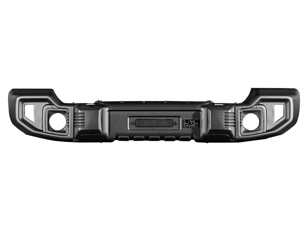 Rugged Ridge 11544.01 Spartacus Front Bumper, Satin Black Stamped Steel