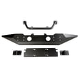thumbnail image 1 of Rugged Ridge by RealTruck Spartan Bumper, Front for Jeep JL/JT|Full-Width w/ Standard Ends & Overrider, Steel, Textured Black Compatible with 2018-2024 Jeep Wrangler JL; 2020-2024 Jeep Gladiator JT, 1 of 8