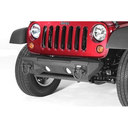 Rugged Ridge by RealTruck All Terrain Bumper Stubby End Kit | Textured Black, Steel | 11542.23 | Compatible with All Terrain Bumpers from Rugged Ridge by RealTruck