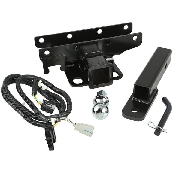 Rugged Ridge by RealTruck Trailer Hitch Kit for Wrangler JK | 1-7/8" Ball, Rated to Tow 2,000-Lbs | 11580.53 | Compatible with 2007-2018 Jeep Wrangler JK