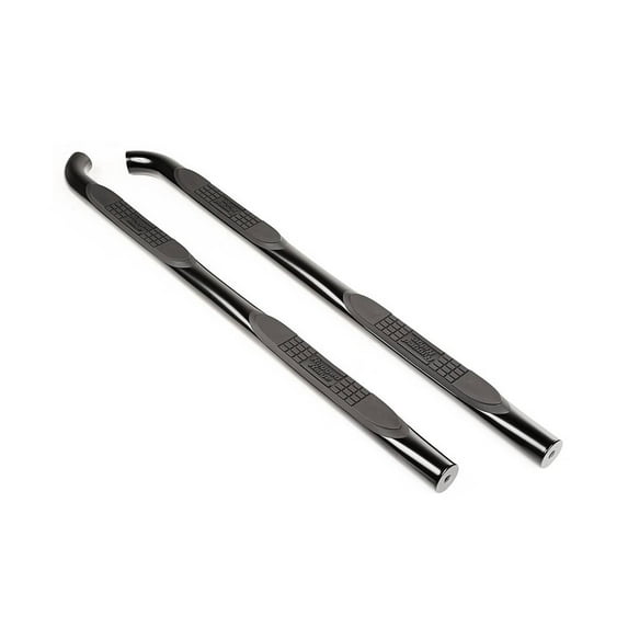 Rugged Ridge by RealTruck Tube Side Steps Round, 3", Black|11591.11|Compatible with 2015-2017 Jeep Renegade Latitude/Limited/North/Sport/Trailhawk; 2016 Renegade Dawn of Justice/75th Anniversary