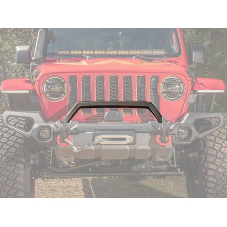 Rugged Ridge by RealTruck Venator Bumper Overrider Hoop | Textured Black, Steel | 11549.55 | Compatible with Venator Bumpers from Rugged Ridge by RealTruck