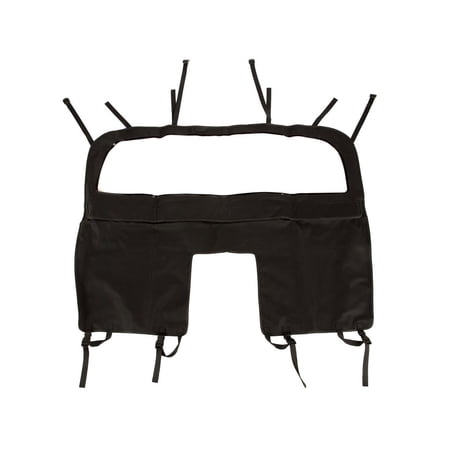 Rugged Ridge by RealTruck Windbreaker for Wrangler JKU 4-Door | High Quality Soft Top Fabric | 13552.51 | Compatible with 2007-2018 Jeep Wrangler JKU 4-Door