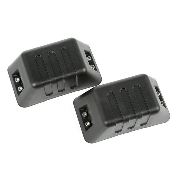 Rugged Ridge by RealTruck XHD Bumper Tow Point Cover | Textured Black, Thermoplastic Olefin (TPO) | 11540.26 | Compatible with XHD Bumpers from Rugged Ridge by RealTruck