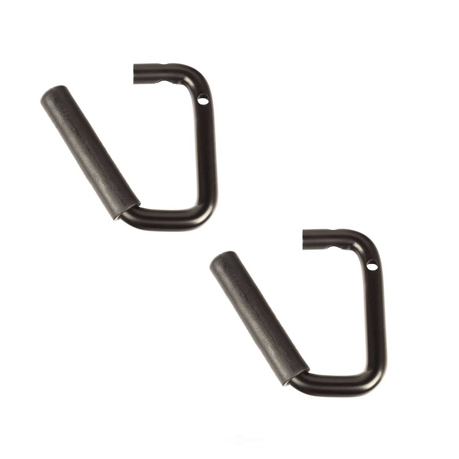 Rugged Ridge 13505.41 Grab/Door Handle Cover Kit, Front Pair Black Steel
