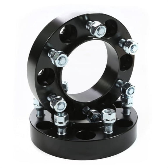 Rugged Ridge 15201.12 Wheel Spacer Kit, 1.25 Inch, Black; 96-13 Toyota Truck/SUV