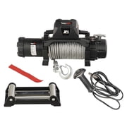 Rugged Ridge by RealTruck 12,500 LB Trekker Winch | Cable, IP68 Waterproof, Wired Remote | 15100.24