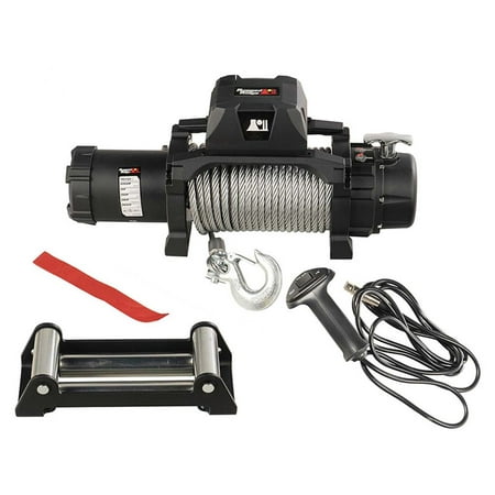 Rugged Ridge by RealTruck 12,500 LB Trekker Winch | Synthetic Rope, IP68 Waterproof, Wireless | 15100.25
