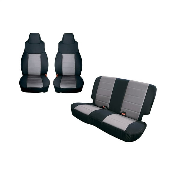 Rugged Ridge by RealTruck | 13293.09 Seat Cover Kit Compatible with 2003-2006 Wrangler (TJ) Compatible with Select: 2003-2006 Jeep Wrangler / TJ