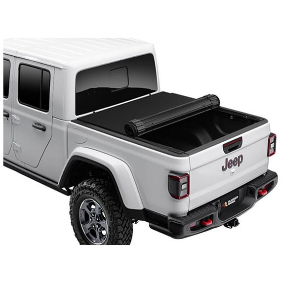Rugged Ridge by RealTruck Armis Hard Rolling Bed Cover for Gladiator JT | Textured Black | 13550.23 | Compatible with 2020-2024 Jeep Gladiator JT