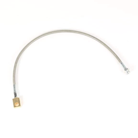 Rugged Ridge Rear Brake Hose, Braided Stainless Steel, 41-71 Willys, Ford, and Jeep Models 16735.01