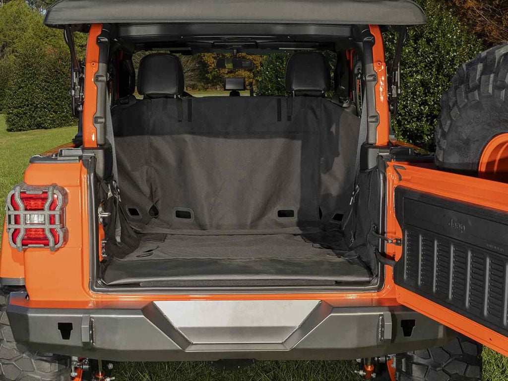 Rugged Ridge by RealTruck C3 Cargo Cover for Wrangler JL 2-Door | 13260.14 | Compatible with 2018-2024 Jeep Wrangler JL 2-Door