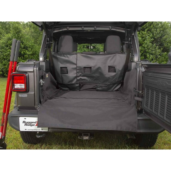 Rugged Ridge by RealTruck C3 Cargo Cover for Wrangler JLU 4-Door | 13260.13 | Compatible with 2018-2024 Jeep Wrangler JL 4-Door