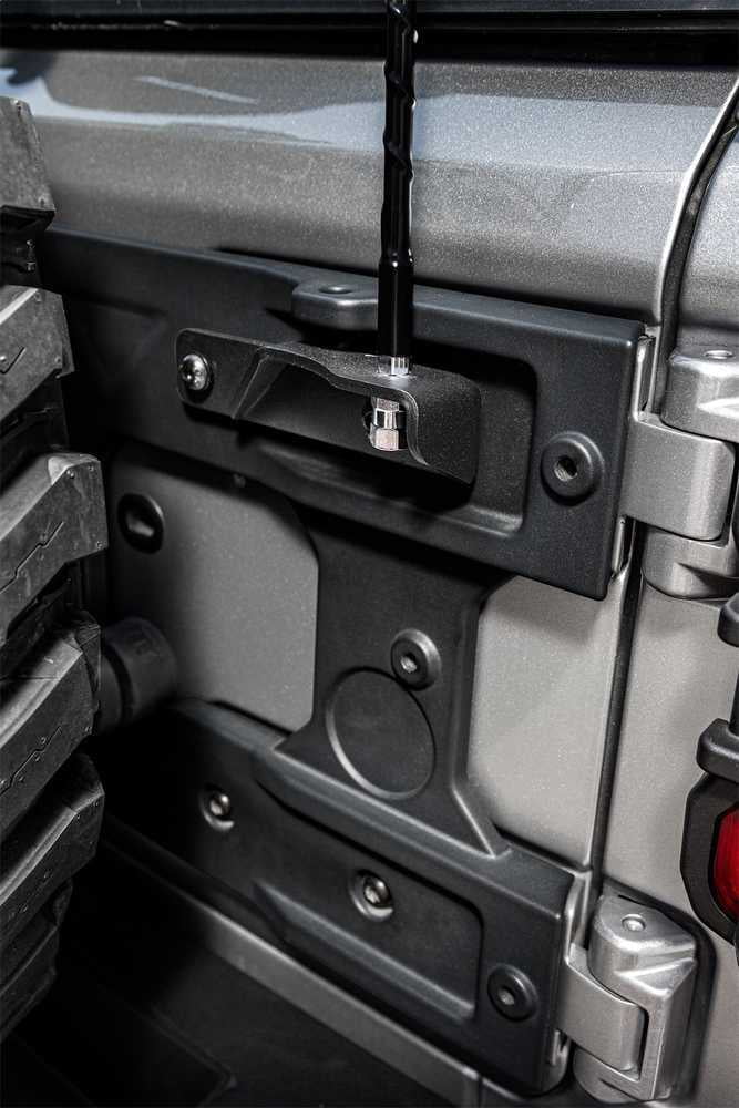 Rugged Ridge by RealTruck CB Antenna Mount For Jeep JL | 11503.97 | Compatible with 2018-2024 Jeep Wrangler JL
