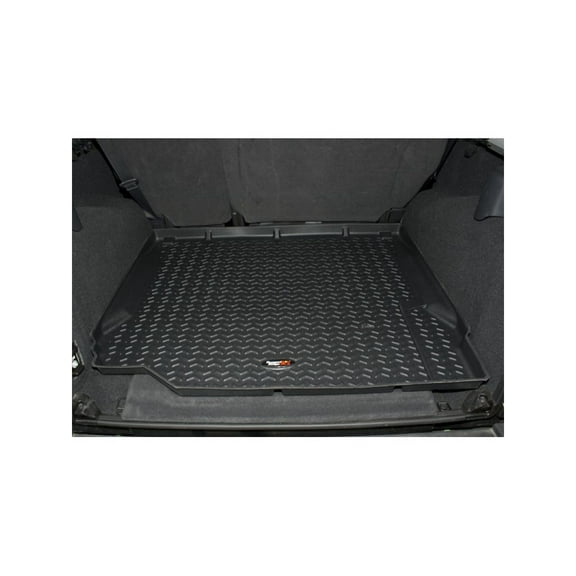 Rugged Ridge by RealTruck Cargo Liner for Wrangler JKU 4-Door | Black | 12975.01 | Compatible with 2007-2010 Jeep Wrangler JKU 4-Door