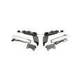 thumbnail image 1 of Rugged Ridge by RealTruck | Chop Brackets, w/DRL Set, Front | 11640.96 | Compatible with 2018-2024 Jeep Wrangler JL; 2020-2024 Jeep Gladiator JT, 1 of 5