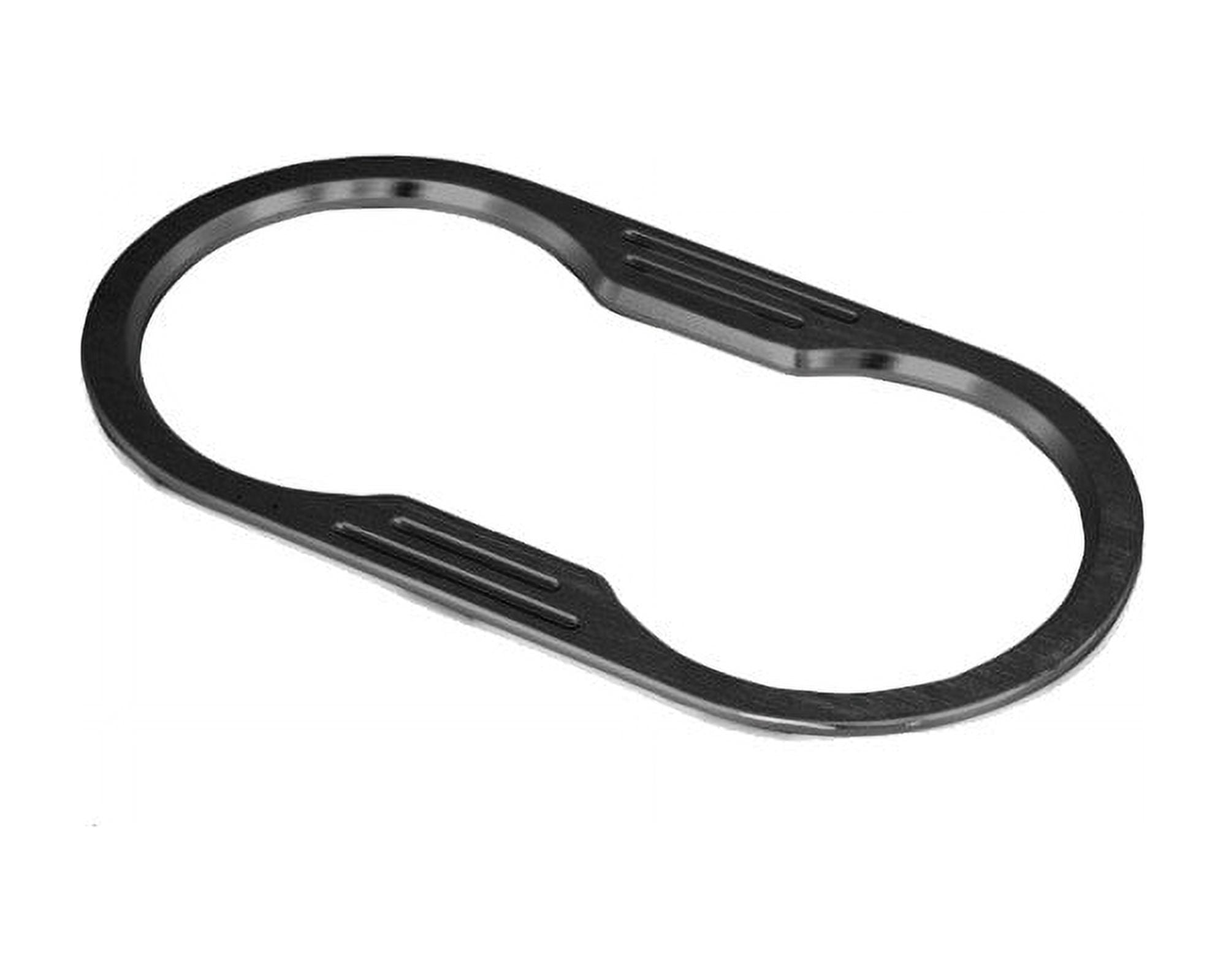 Rugged Ridge by RealTruck Cup Holder Trim for Wrangler JK | Aluminum, Black Billet | 11422.14 | Compatible with 2007-2010 Jeep Wrangler JK