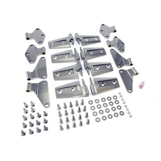 Rugged Ridge Door Hinge Set Stainless Steel - 1987-06 Jeep Wrangler Rugged Ridge Door Hinge Set Stainless Steel - 1987-06 Jeep Wrangler