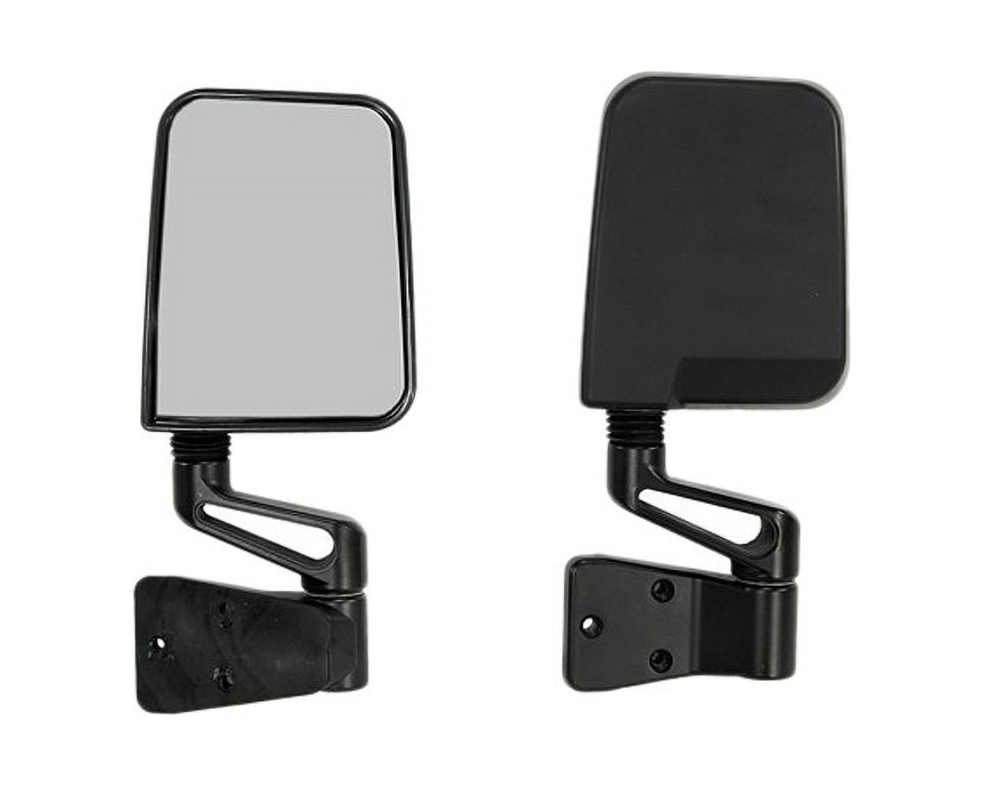 Rugged Ridge by RealTruck Door Mirror Kit for Wrangler YJ/TJ | Pair, Black | 7694 | Compatible with 1987-2002 Jeep Wrangler YJ/TJ