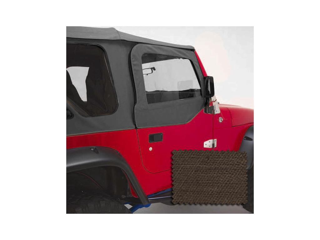 Rugged Ridge by RealTruck Door Skins for Wrangler TJ | Khaki Diamond, Pair | 13717.36 | Compatible with 1997-2006 Jeep Wrangler TJ