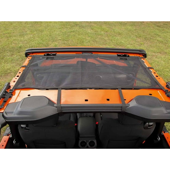 Rugged Ridge by RealTruck Eclipse Sun Shade for Wrangler JL 2-Door | Black | 13579.74 | Compatible with 2018-2024 Jeep Wrangler JL 2-Door