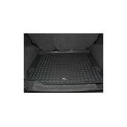 Rugged Ridge by RealTruck Floor Liner for Wrangler JL | Cargo, Black | 12975.49 | Compatible with 2018-2024 Jeep Wrangler JL