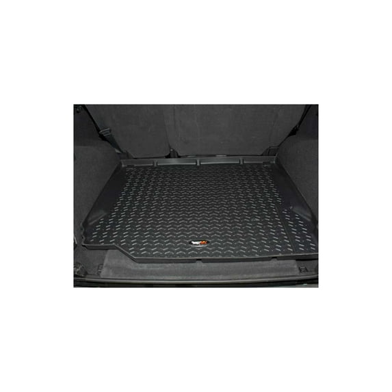 Rugged Ridge by RealTruck Floor Liner for Wrangler JL | Cargo, Black | 12975.49 | Compatible with 2018-2024 Jeep Wrangler JL
