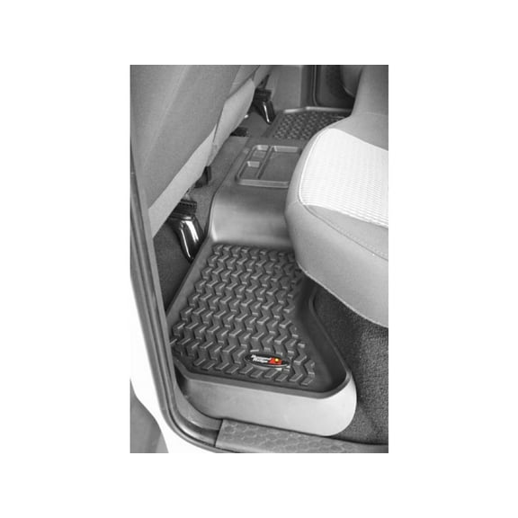 Rugged Ridge by RealTruck Floor Liners for Dodge RAM | Rear | 82953.11 | Compatible with 2009-2017 Dodge Ram 1500/2500/3500 Crew Cab