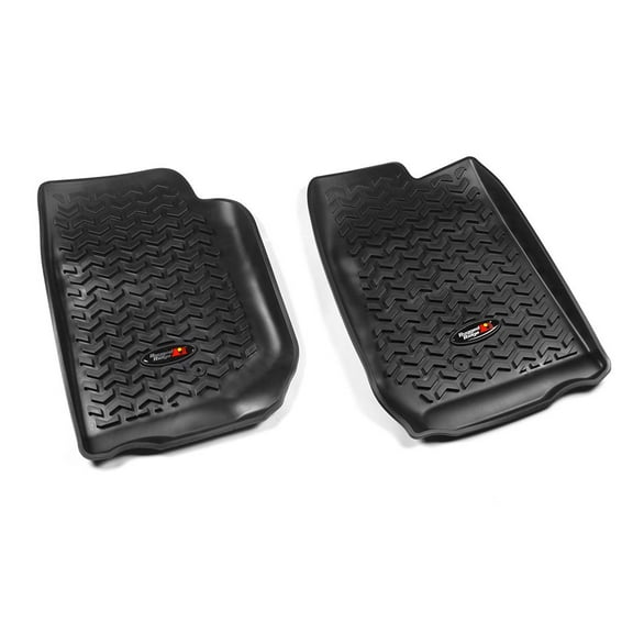 Rugged Ridge by RealTruck Floor Liners for Wrangler JKU 4-Door | Front | 12920.01 | Compatible with 2007-2018 Jeep Wrangler JKU 4-Door