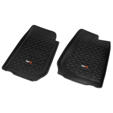 Rugged Ridge by RealTruck Floor Liners for Wrangler JKU 4-Door | Front | 12920.02 | Compatible with 2007-2018 Jeep Wrangler JKU 4-Door