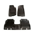 thumbnail image 1 of Rugged Ridge by RealTruck Floor Liners for Wrangler JL | Front & Rear Set, Black | 12987.05 | Compatible with 2018-2024 Jeep Wrangler JL 4-Door, 1 of 5