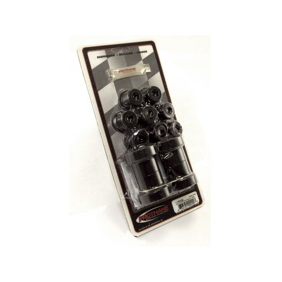 Rugged Ridge by RealTruck Leaf Spring Bushing Kit for Jeep CJ | Front, Black | 1-1002BL | Compatible with 1976-1986 Jeep CJ