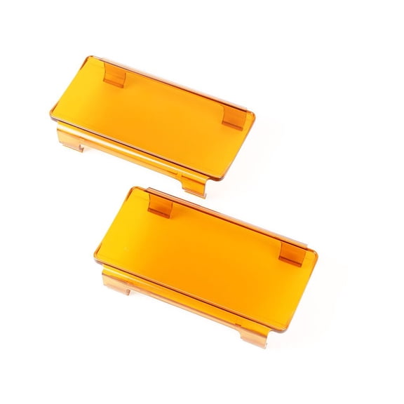 Rugged Ridge by RealTruck Light Cover Kit | 6", Amber | 15210.45 | Compatible with zNONE