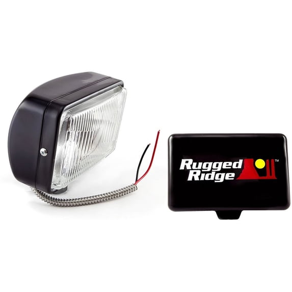Rugged Ridge by RealTruck Light Kit | 5" x 7", Black, Steel Housing | 15207.05 | Compatible with 1999-2024 Jeep Universal