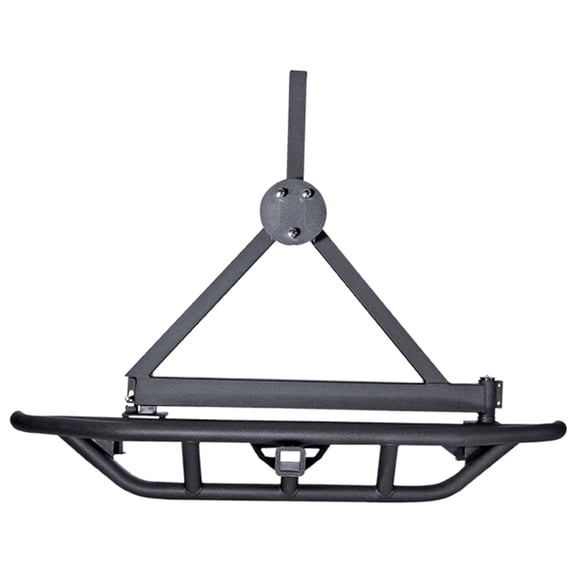 Rugged Ridge by RealTruck RRC Bumper Spare Tire Carrier | 11503.60 | Compatible with 1987-2006 Jeep Wrangler YJ/TJ