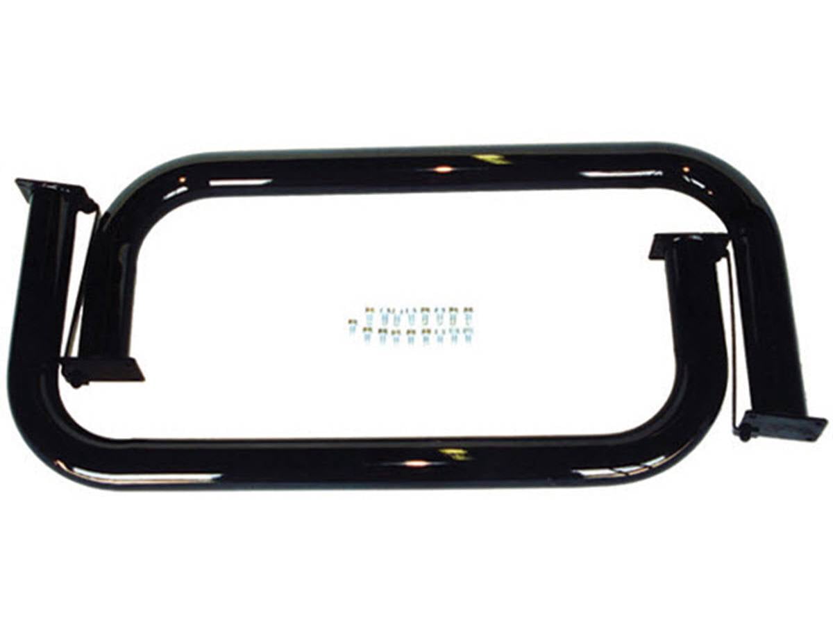 Rugged Ridge by RealTruck Round Tube Side Steps for Jeep CJ | Black | 11504.03 | Compatible with 1976-1986 Jeep CJ