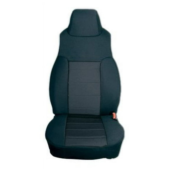 Rugged Ridge by RealTruck Seat Covers for Wrangler TJ | UV Treated Poly Cotton Fabric, Black | 13240.01 | Compatible with 1997-2002 Jeep Wrangler TJ