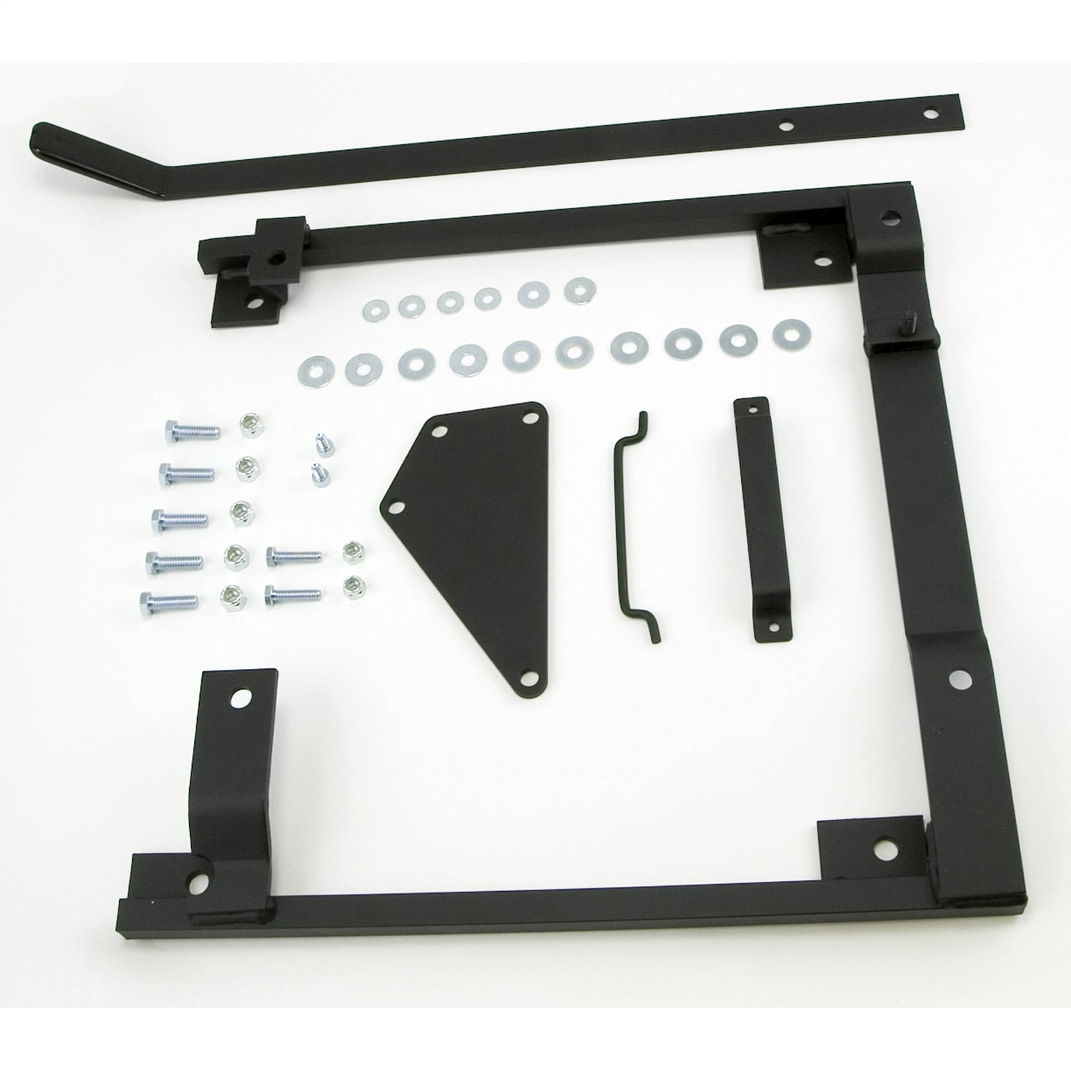 Rugged Ridge by RealTruck Seat Mounting Adapter For Wrangler TJ | Right, Black | 13201.12 | Compatible with 1997-2002 Jeep Wrangler TJ