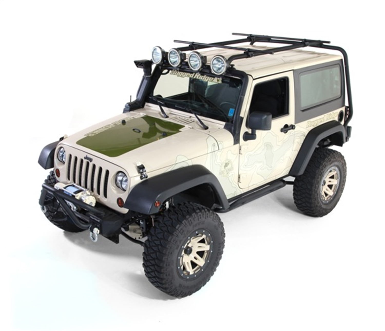 Rugged Ridge by RealTruck Sherpa Roof Rack for Wrangler JK 2-Door | | 11703.01 | Compatible with 2007-2018 Jeep Wrangler JK 2-Door