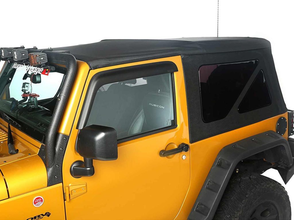 Rugged Ridge by RealTruck Soft Top for Wrangler JK | Black Diamond, UV Treated | 13737.35 | Compatible with 2010-2018 Jeep Wrangler JK