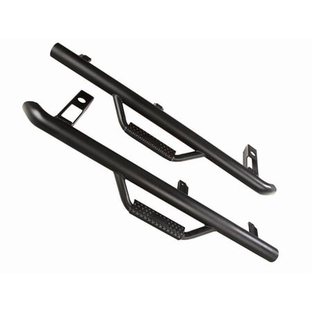 Rugged Ridge by RealTruck Spartan Nerf Bars for Wrangler TJ | 3", Textured Black | 11596.11 | Compatible with 1997-2006 Jeep Wrangler TJ