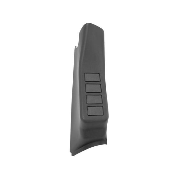 Rugged Ridge by RealTruck Switch Pod for Wrangler JK | A-Pillar, 4 Switches, Black, LHD | 17235.59 | Compatible with 2011-2018 Jeep Wrangler JK