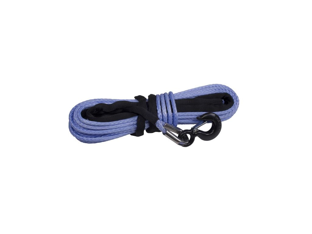 Rugged Ridge by RealTruck Synthetic Winch Line, 3/8 Inch x 94 Feet | 3/8 Inch x 94 Feet | 15102.11