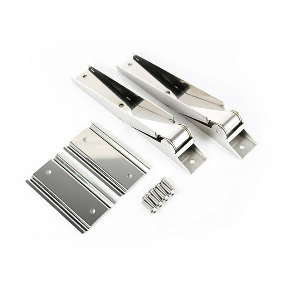 Rugged Ridge by RealTruck Tailgate Hinge Kit for Wrangler TJ | Stainless Steel | 11114.03 | Compatible with 1997-2006 Jeep Wrangler TJ