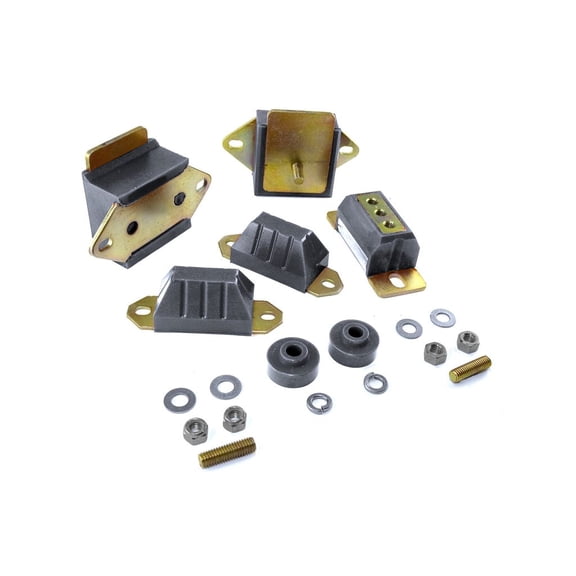 Rugged Ridge by RealTruck Transmission/Engine Drivetrain Kit | Black | 1-1901BL | Compatible with 1976-1986 Jeep CJ